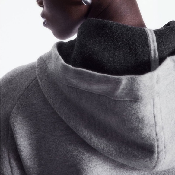 Cos Double-Faced Knitted Hoodie - Picture 3 of 8